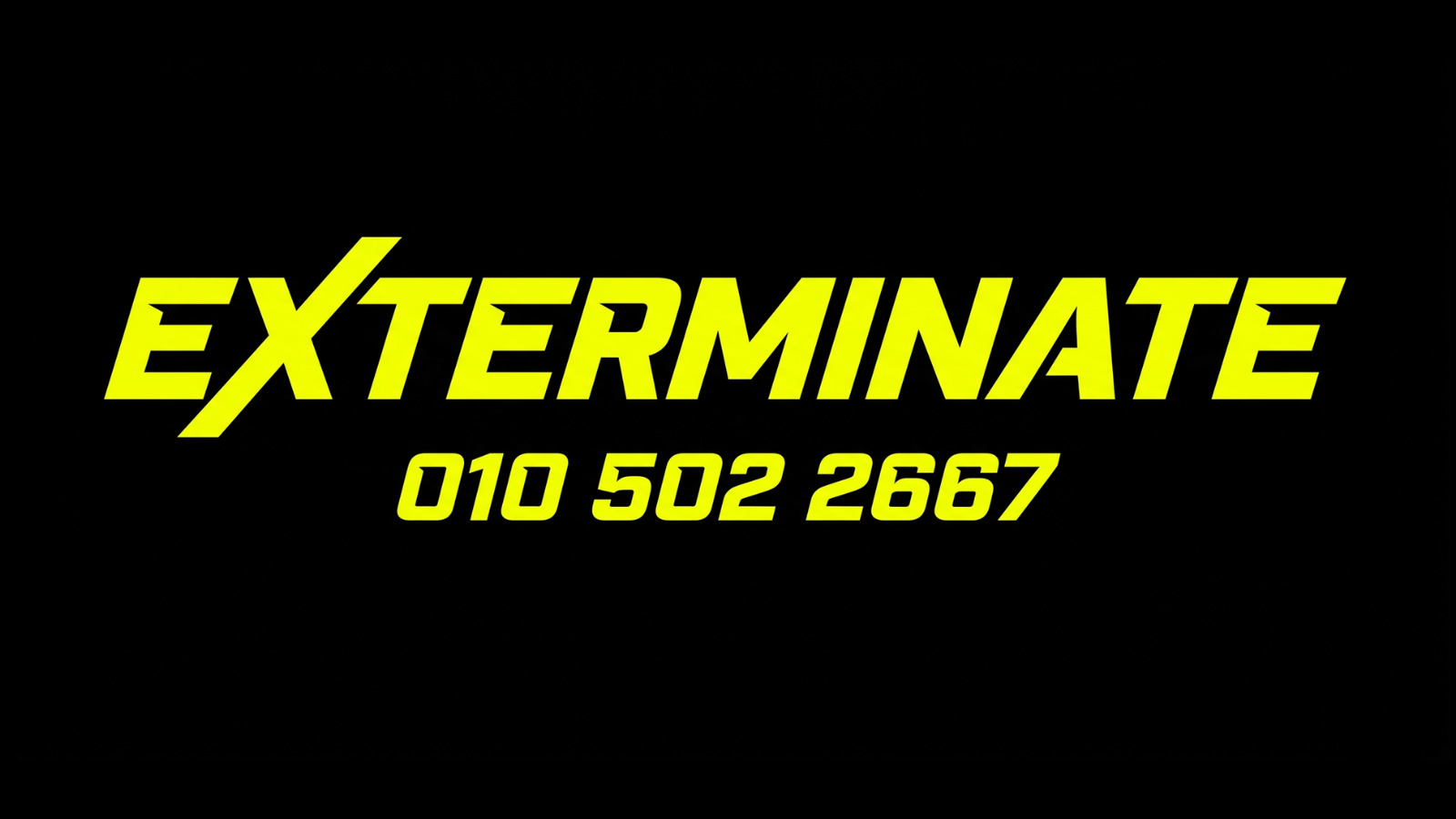 Exterminate